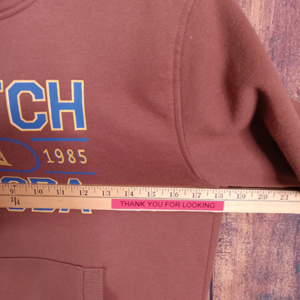 Scotch & Soda Amsterdam Brown Graphic Hoodie Sweatshirt 1841-11705-FA24 Womens L - Picture 6 of 7